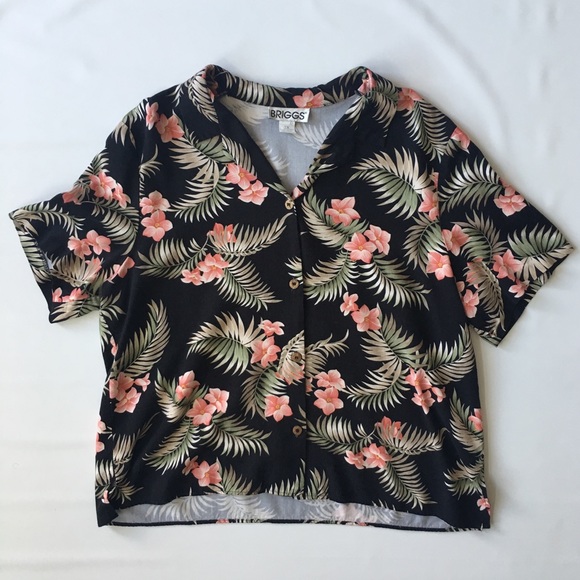 Briggs New York Tops - Briggs Vintage Camp Collar Shirt - Women’s 2X